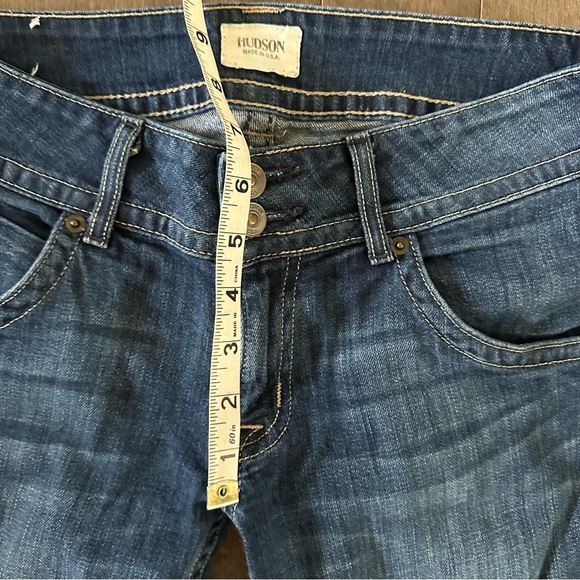 Hudson Low Rise Boot Cut Y2K 90's Western Festival Size 27 - Picture 5 of 11